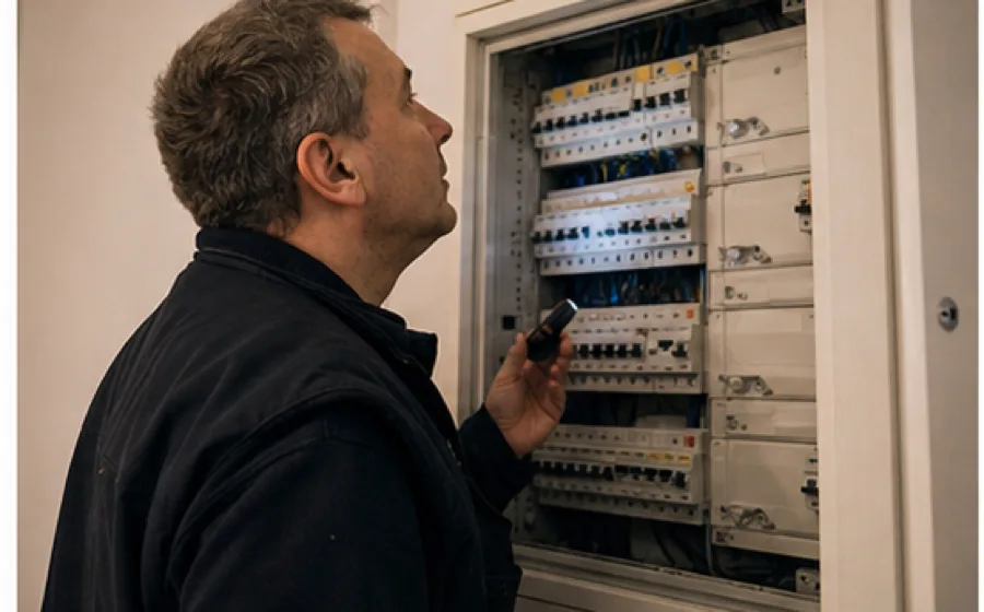 Wohnung & Büro: Wohnung & Büro direkt am betroffenen Bauteil