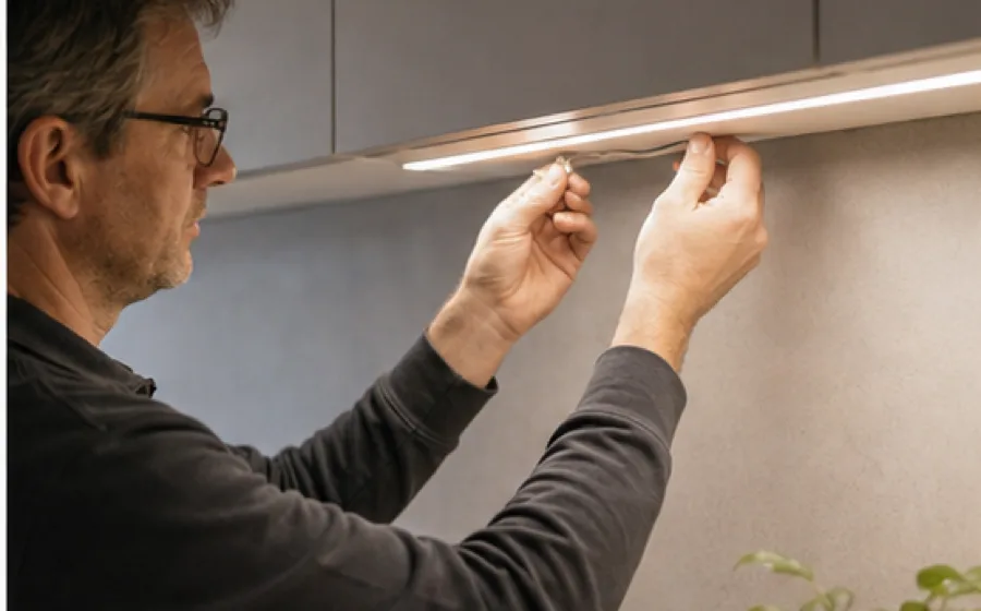 Beleuchtung Wien: Beleuchtung direkt am betroffenen Bauteil