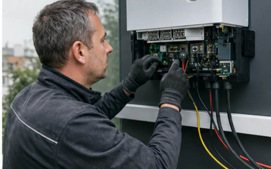 Photovoltaik Wien: Rapid Haustechnik Einsatz vor Ort