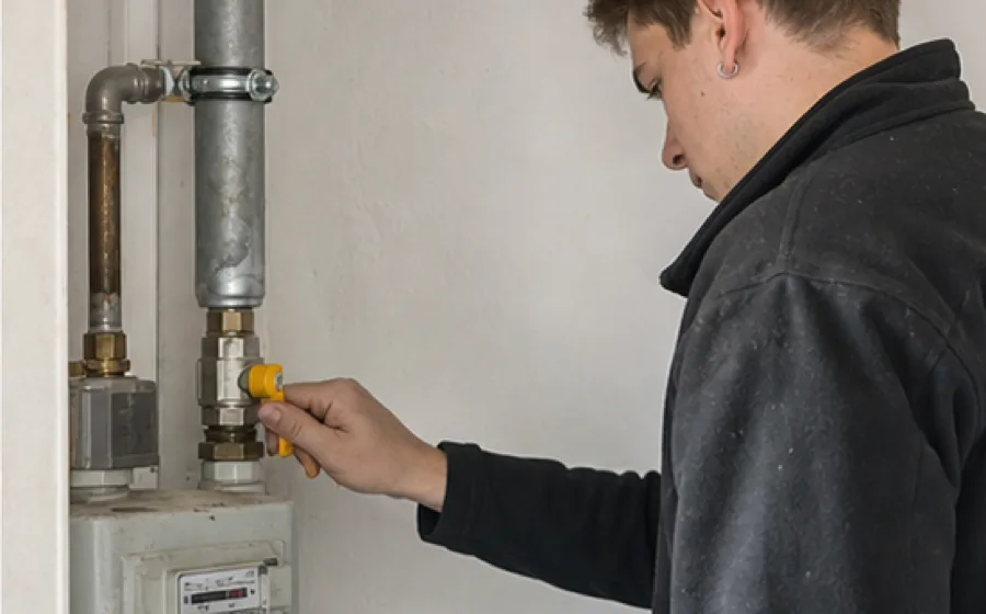 Gasgebrechen Wien: Gasgebrechen Wien direkt am betroffenen Bauteil